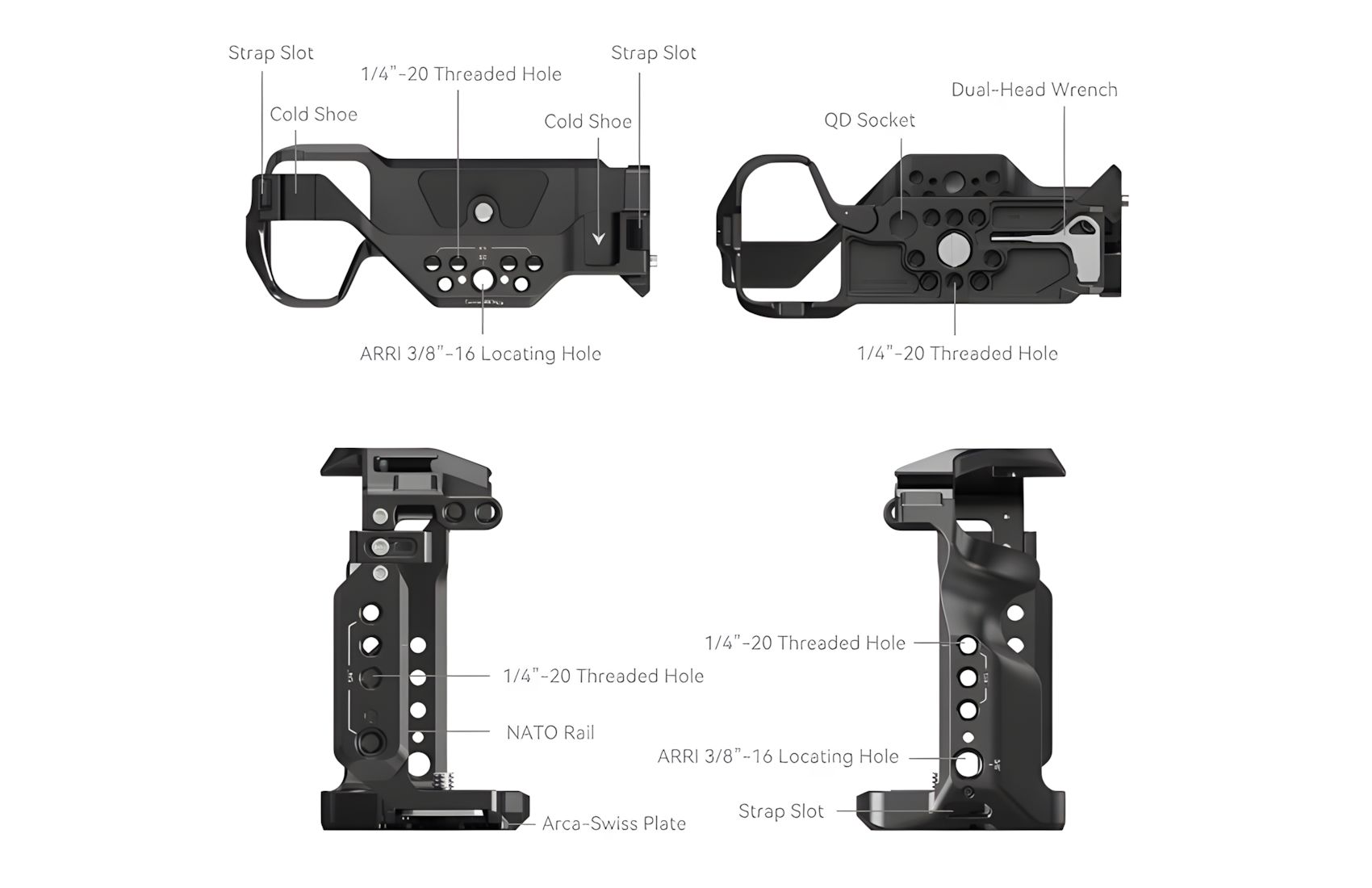 Aluminum for Sony A7RIII A7III